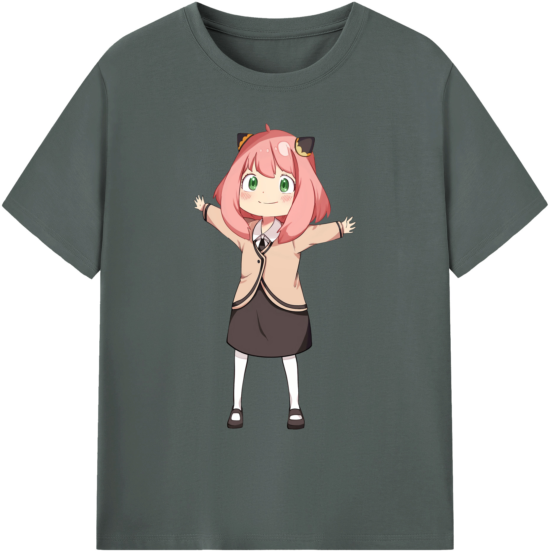 （画像用） SPY×FAMILY间谍家家酒 綿100％ メンズ半袖Tシャツ｜肌触りやわらか＆通気性